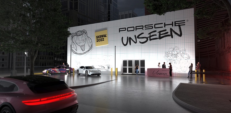 Porsche öffnet auf der South by Southwest® den Skizzenblock