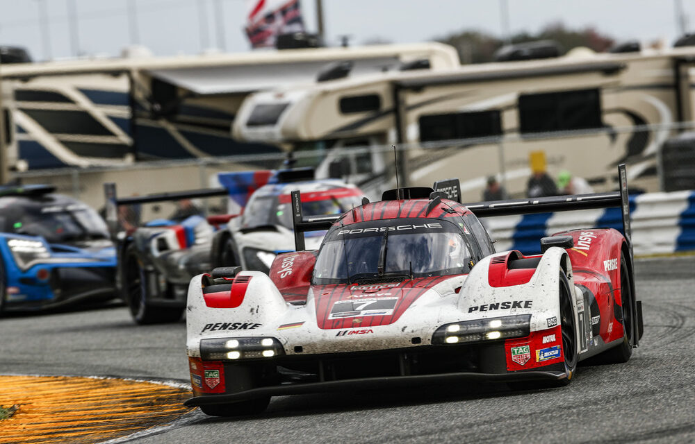 Erste Führungskilometer für Porsche Penske Motorsport in Daytona