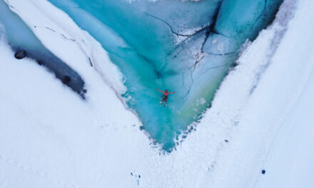 Eisbaden: eine besondere Abkühlung am Kaunertaler Gletscher