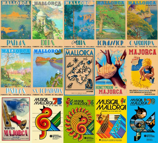 Eine neue Sammlung von Vintage Postern feiert Mallorcas berühmtes Musikfestival der 70er Jahre