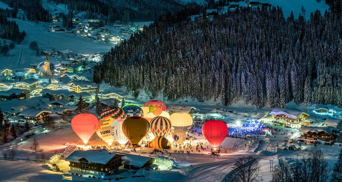 Nacht der Ballone am 13. Jänner / 50 Ballonteams aus 15 Nationen in Filzmoos