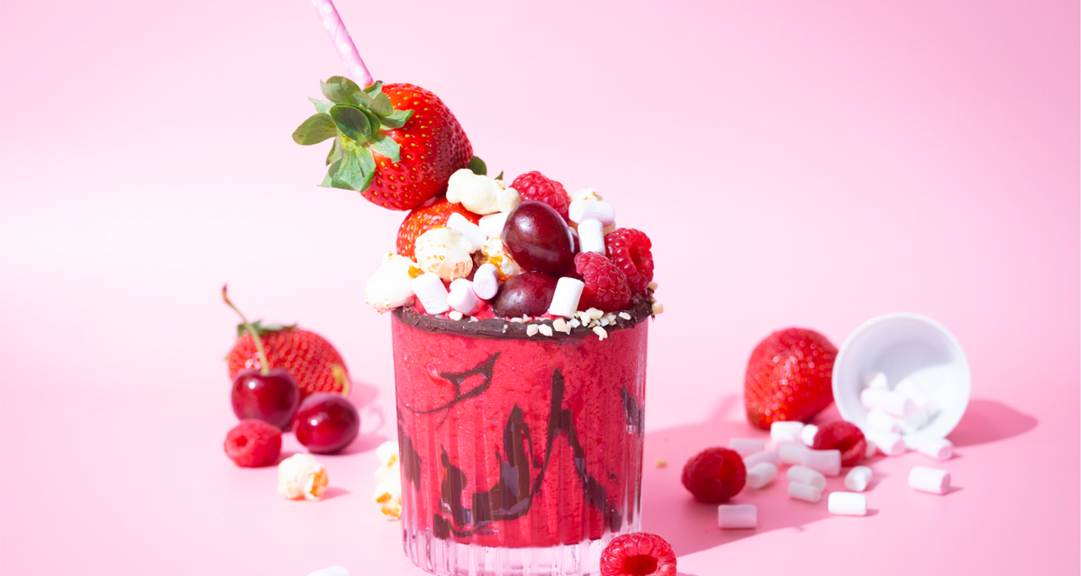 Rezept-Tipp: Pink-Berry-Freakshake